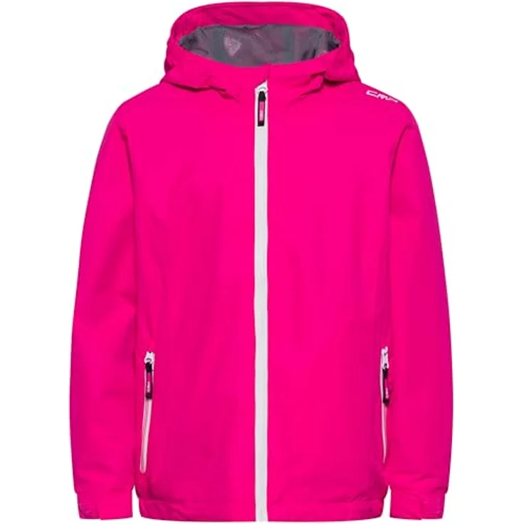 CMP KID G Jacket FIX Hood, wasserdichte Skijacke mit Kapuze und versiegelten Nähten, fuxia, Größe 164 – Bild 1