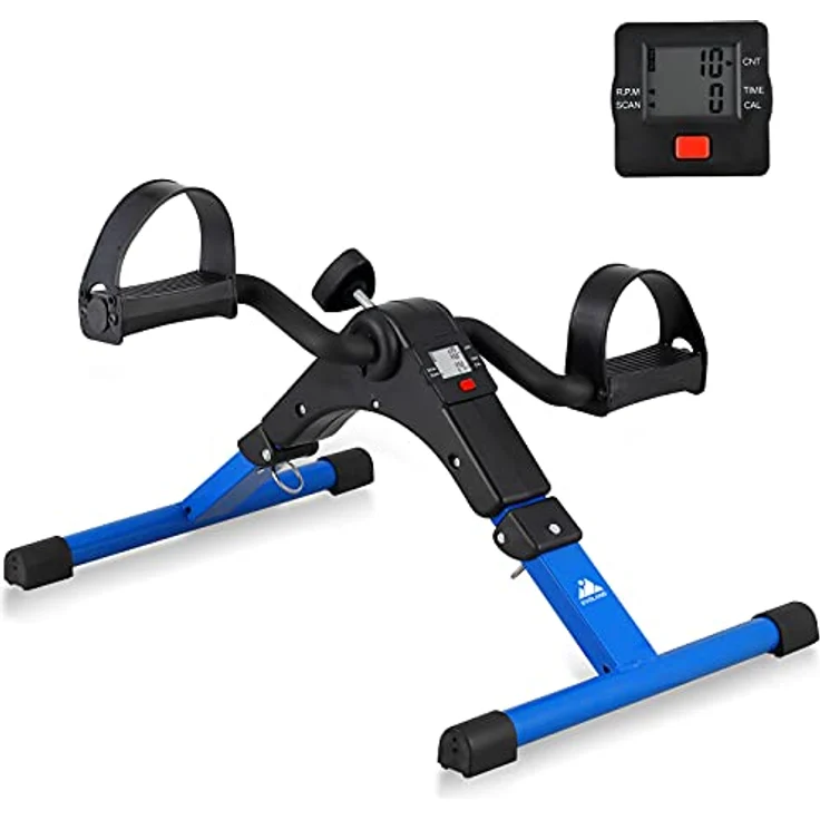 EVOLAND Mini Bike, Arm und Beintrainer Heimtrainer, Hometrainer, Fitnesstrainer, Sportgerät, Minifahrrad Bewegungstrainer Fitnessgerät für Zuhause Büro – Bild 1