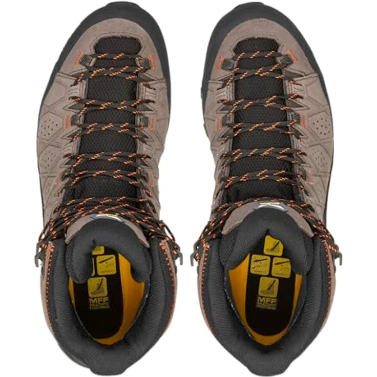 Salewa MS Alp Trainer 2 Mid Gtx, progressiver Wanderschuh mit GORE-TEX® Futter, Veloursleder, 3F System und Vibram® Sohle – Bild 4