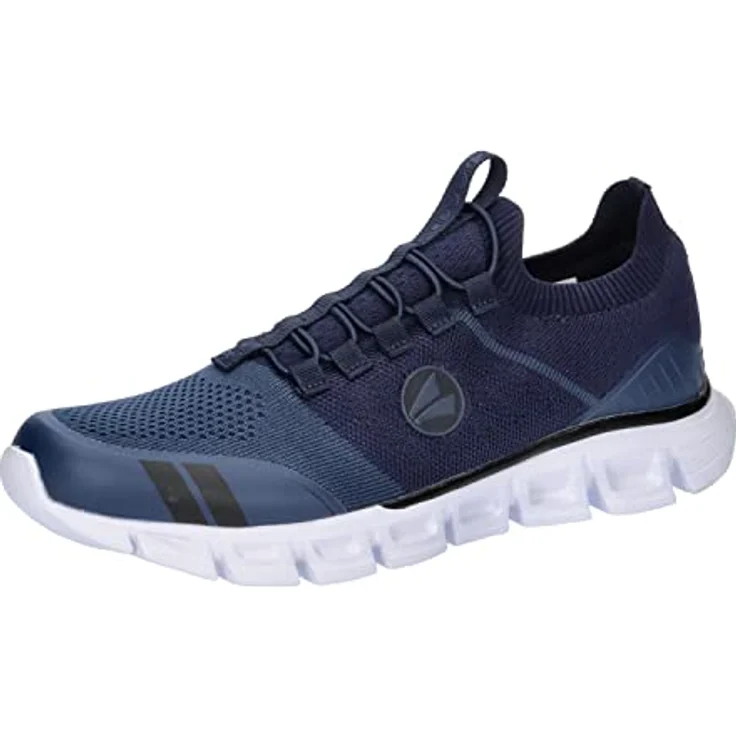JAKO Unisex Sneaker Premium Knit, Laufschuhe mit ShockAbsorb EVA-Zwischensohle, atmungsaktivem AirFlow Mesh und Ortholite-Einlagen, marine/darkblue, Größe 46 – Bild 1