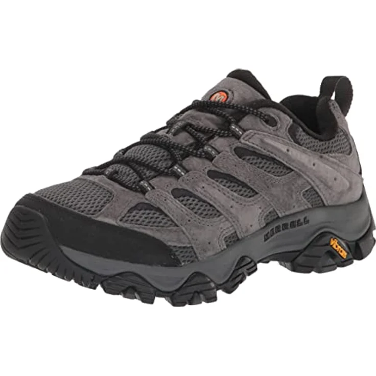 Merrell Moab 3, Herren Wanderschuhe mit Vibram-Sohle und gepolsterter Zwischensohle, grau, Größe 43 – Bild 1