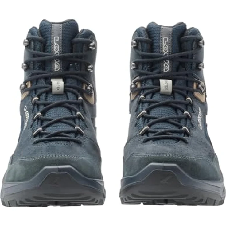 LOWA Wander- & Bergschuhe Herren, knöchelhoch, wasserdicht mit GORE-TEX®, navy/dune, Größe 41 EU – Bild 3