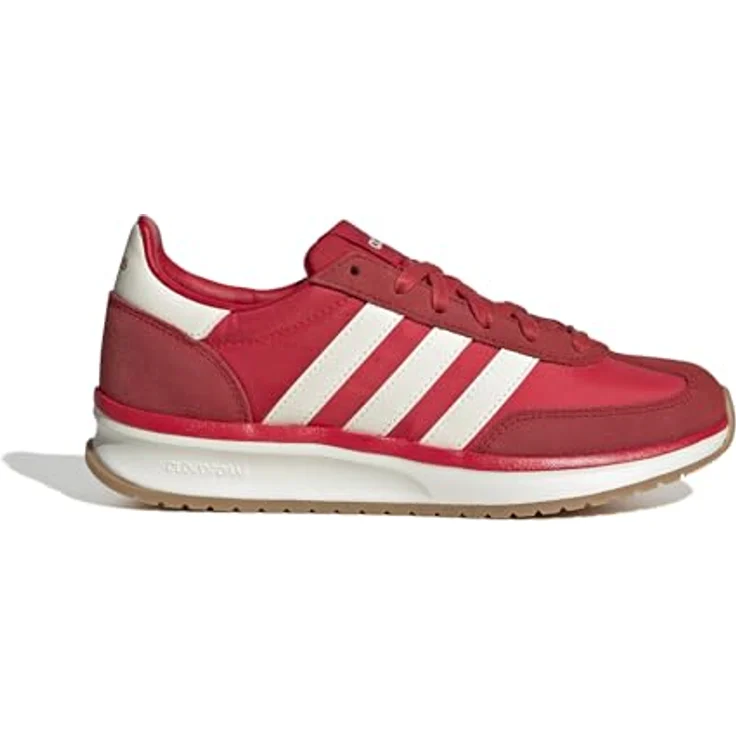 Adidas RUN 70S 2.0, Damen Laufschuhe mit Cloudfoam-Zwischensohle und sportlich-retro Design, rot – Bild 3