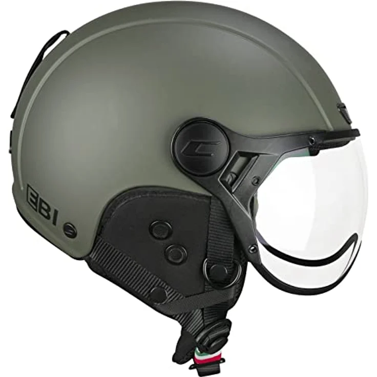 CGM EBI Skihelm CGM Unisex Erwachsene, Mattgrün, Größe M (57-58 cm), mit integrierter Belüftung und reflektierenden Elementen – Bild 1