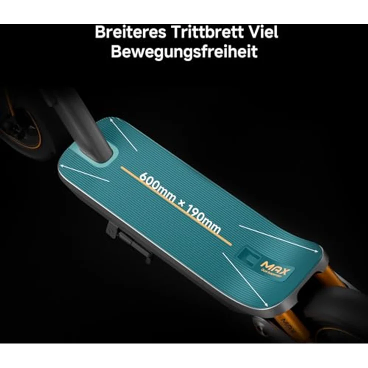 XIAOMI Electric Scooter 6 Max E-Scooter, 12 Zoll Tubeless, 70 km Reichweite, 1100W, Doppelscheibenbremse, TFT-Display, Grau – Bild 13