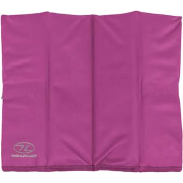 Highlander Sitzmatte Folding Sit Mat, 3-fach faltbar aus 100% Polyester, EPE Schaumstoff-Füllung, Pink