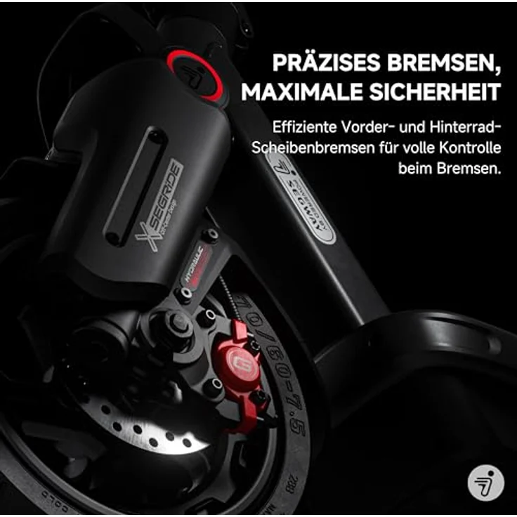 ninebot by Segway E-Scooter MAX G3 D, 700 W, 20 km/h, 11-Zoll Reifen, IPX6, Eco Modus Reichweite 80 km – Bild 7