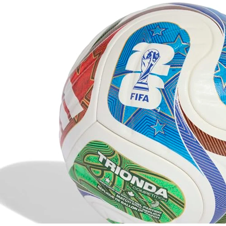 adidas Performance Fußball WC COM, offizieller Spielball der Fußball WM mit nahtloser Oberfläche und präzisem Flugverhalten – Bild 3
