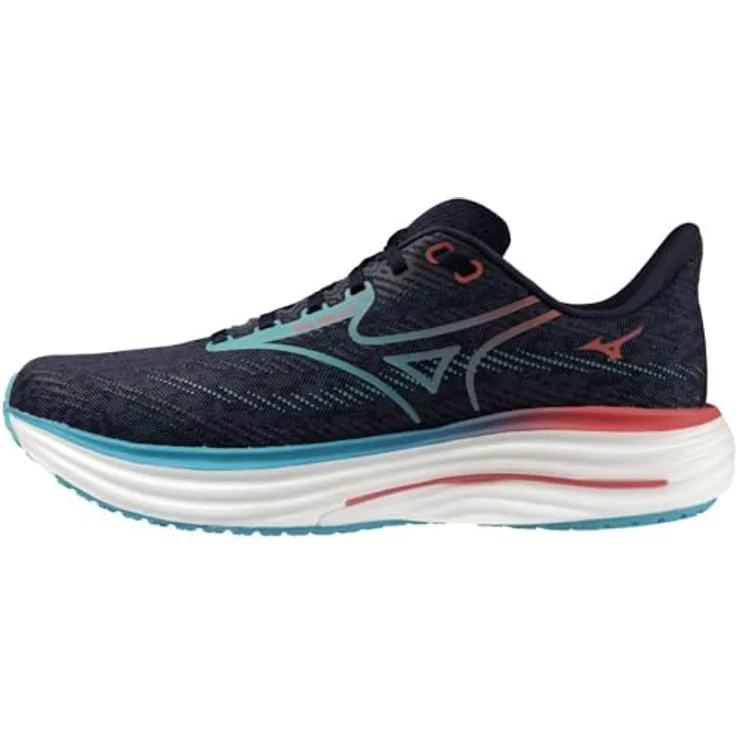 Mizuno WAVE RIDER 29, Herren Laufschuhe mit 265g Leichtgewicht, neutraler Fußstellung, grau