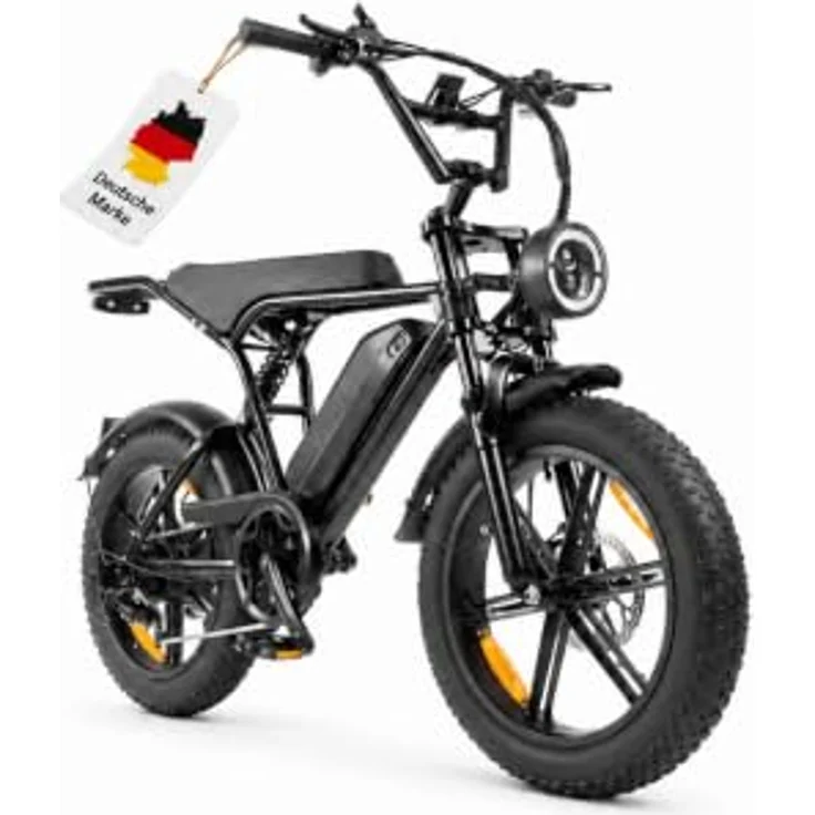 PIXAR E6 3.0 Fat E-Bike, 20 Zoll, 48V 15Ah Akku, bis 140km Reichweite, Shimano 7-Gang, Vollfederung – Bild 1