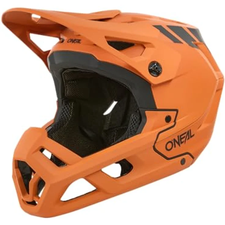 O'Neal SL1 Helmet CREST, Leichter Enduro Full-Face Helm, orange/schwarz, Größe S (55/56 cm) – Bild 1