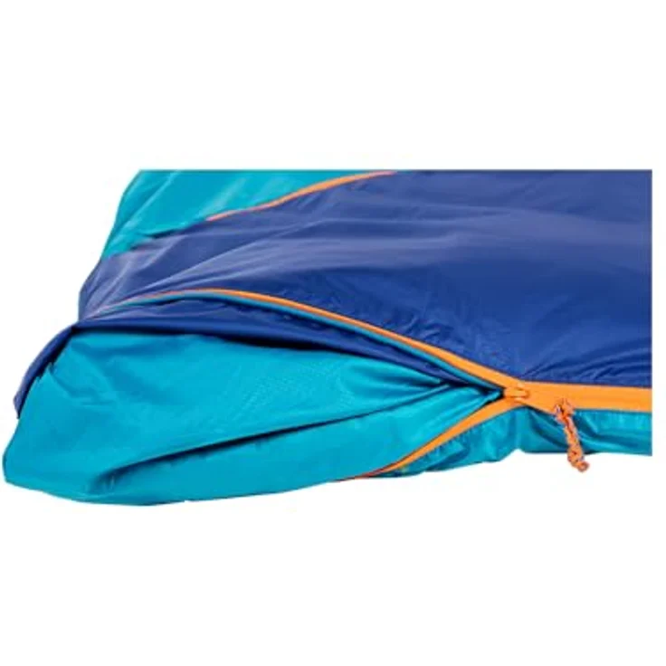 Jack Wolfskin Grow Up Moonrise, Schlafsack (160 cm) mit erweiterbarem Fußende, atmungsaktivem Texatherm Core Ecosphere-Gewebe und Synthetikfaserfüllung, inkl. Packsack – Bild 6