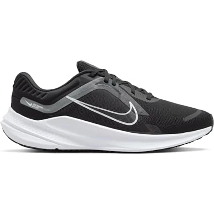 Nike Quest 5, Neutraler Laufschuh mit Dämpfung, Black Smoke Grey/Dark Smoke Grey/White, EU 38.5 – Bild 6