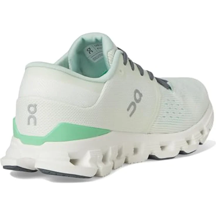 On Running Cloud X 4, Damen Laufschuhe mit X-förmigem Speedboard, Helion Superfoam und atmungsaktivem Obermaterial, 38.5, Grün – Bild 5