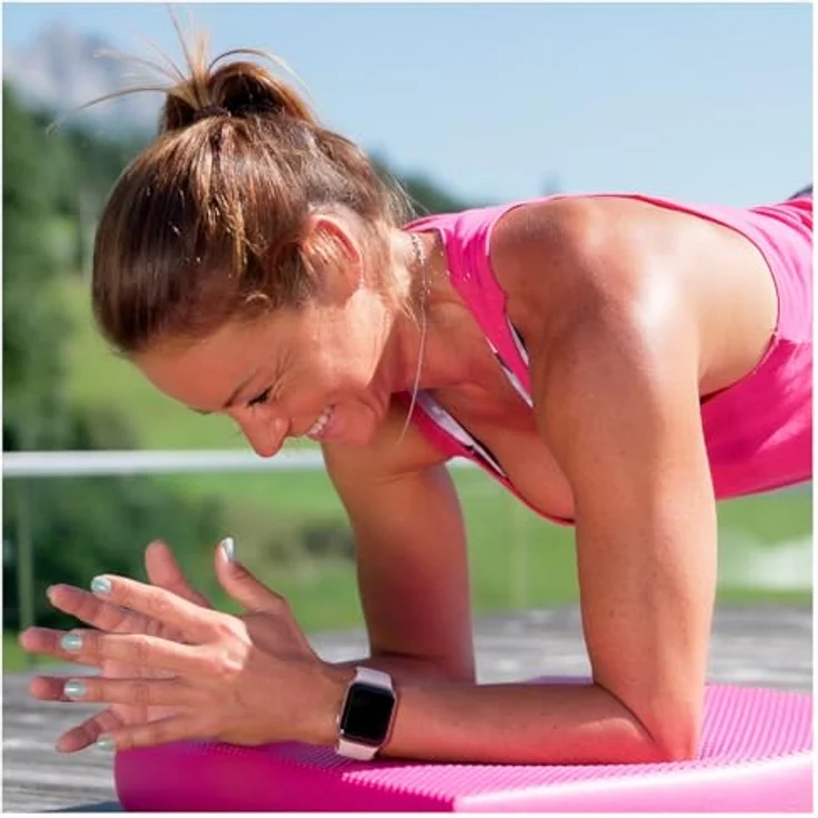 Airex Balance-pad Elite, Balance Trainer mit rutschfester Waffelstruktur und 6 cm Dicke für verbessertes Gleichgewichtstraining – Bild 3
