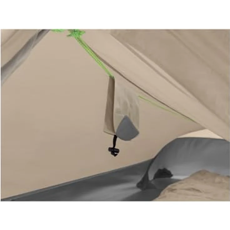 Jack Wolfskin Front Porch Zelt, recyceltes Material, einfacher Aufbau, White Pepper, Einheitsgröße – Bild 4