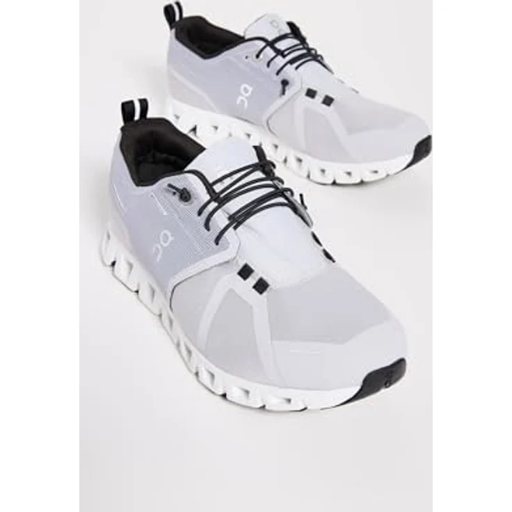 ON CLOUD 5 WATERPROOF, Damenschuhe Laufschuhe in grau, Größe 36, Textiloberfläche mit Schnürung – Bild 4