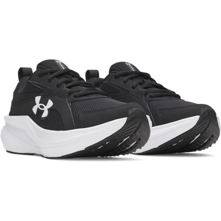 Under Armour Ua W Assert 11, Damen Laufschuhe mit Atmungsaktivem Stretch-Mesh, Schwarze Farbe, Größe 7.5 – Bild 2