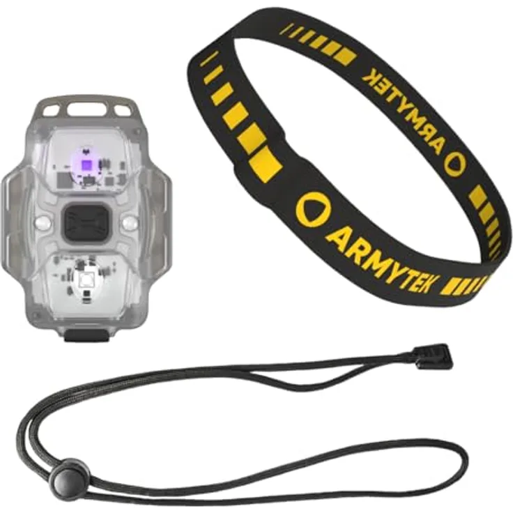 Armytek Crystal WUV, Kompakte Multifunktionslampe 6 in 1 mit 150 Lumen weißem Licht und 325 mW UV-Licht, bis 50 Tage Leuchtdauer