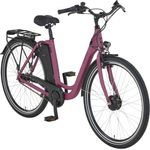 Prophete Geniesser 1.9 City E-Bike, 28 Zoll, 374 Wh, Frontmotor, 7-Gang Nabenschaltung, Rücktrittbremse, Rahmenhöhe 49 cm, lila