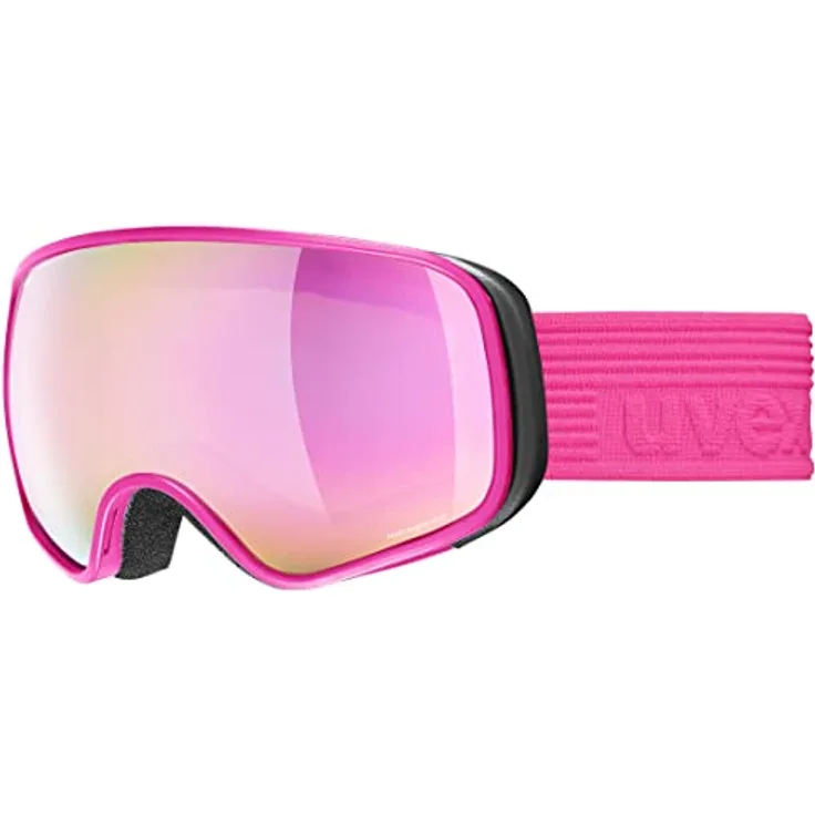 uvex scribble FM sph Skibrille, pink/pink-clear, 100% UV-Schutz, antisfog, sphärische Doppelscheibe, one size