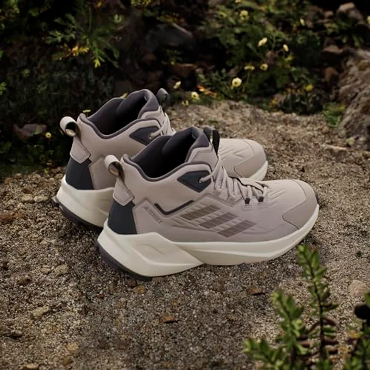 adidas TERREX TRAILMAKER 2.0 LEATHER Wanderschuh aus Leder, halbhoch, mit Continental™ Gummi Außensohle für optimalen Grip, recycelte Materialien – Bild 2