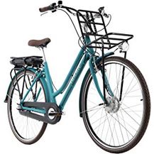 Bild für Adore Alu E-City-Bike Damen 28'' Cantaloupe blau Frontmotor 36 V/10,4 Ah 3 Gänge Designed by