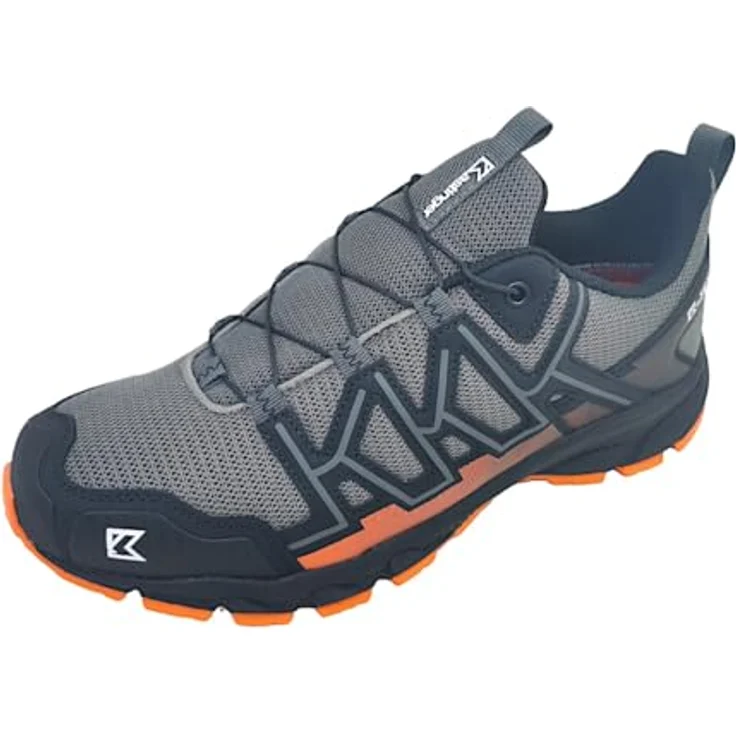 Kastinger Samakaan, Herren Outdoorschuh in Grau/Schwarz, wasserdicht, robust mit Gummi Laufsohle und regulierbarer Gummischnürung – Bild 3