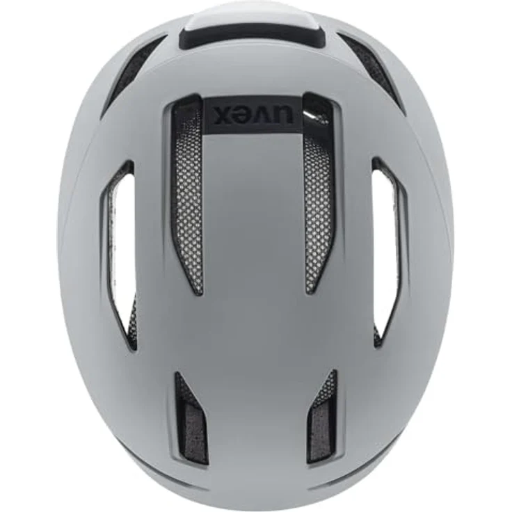 Uvex Urban Planet LED, Cityhelm mit integriertem LED-Licht, Größe 54-58 cm, Nashorn  – Bild 8