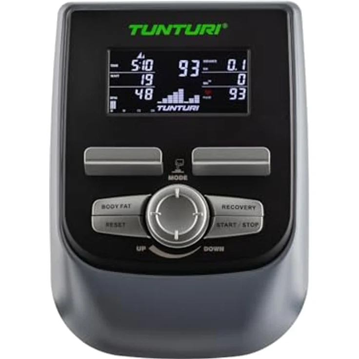 Tunturi Signature E60 Liegefahrrad, Ergometer mit tiefem Einstieg, 48 Programme, ergonomisch anpassbar, Transportrollen – Bild 5