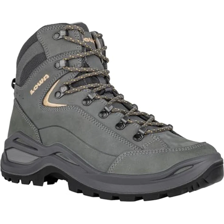 LOWA RENEGADE EVO LL MID Ws, Wanderschuhe in Graphit/Aprikose, Größe 39.5 – Bild 4