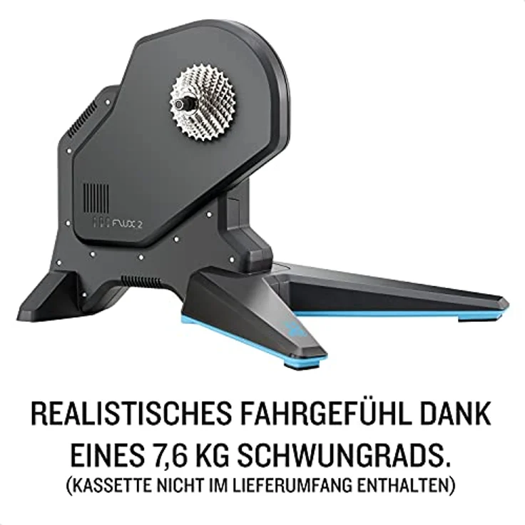 TACX FLUX 2 Smart Trainer – 2000W Widerstand, 16 % max. Steigung, ANT+/Bluetooth Technologie für Zwift, TACX etc., Daten zu Geschwindigkeit/Trittfrequenz/Leistung, realistisch, leise und präzise – Bild 2
