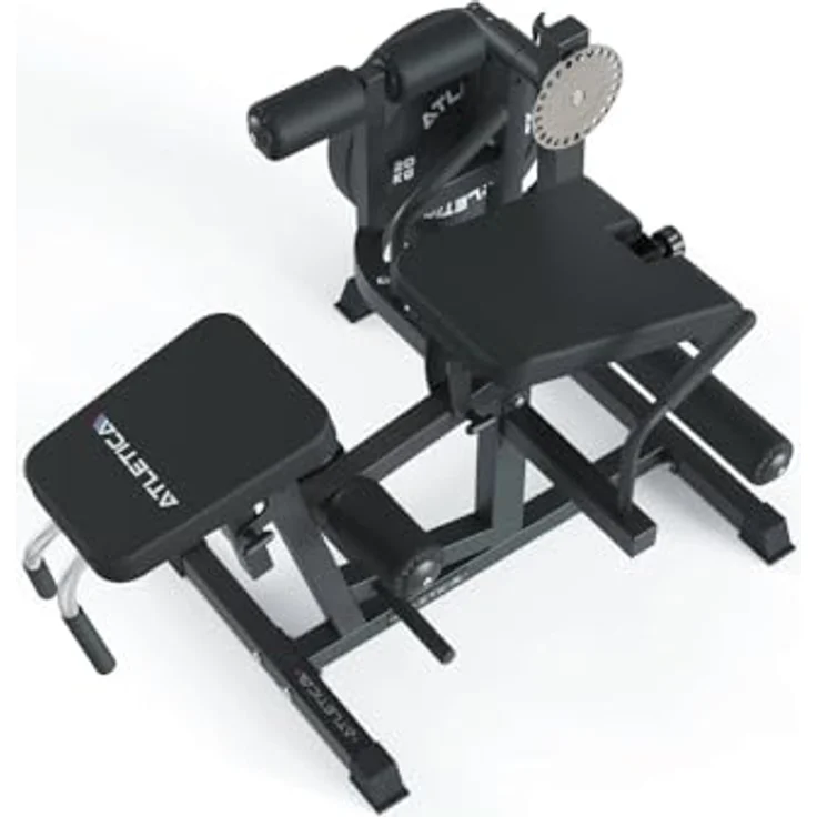 ATLETICA Kraftstation ATLETICA Fullbody Multitrainer Beinstrecker, Leg Curl, vielseitiges Trainingsgerät mit schneller Umbaufunktion, für Hantelscheiben mit 50 mm Durchmesser – Bild 3