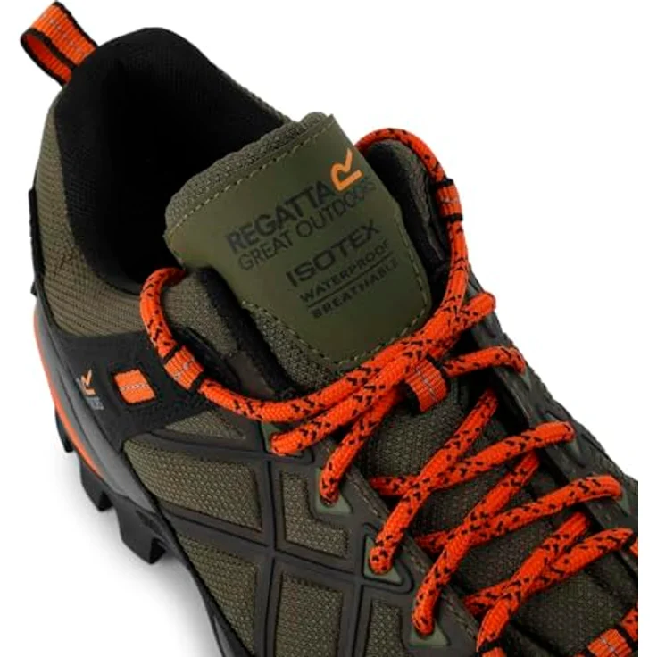 Regatta Samaris III, Wanderschuhe mit wasserdichter ISOTEX-Membran, grau/orange – Bild 9