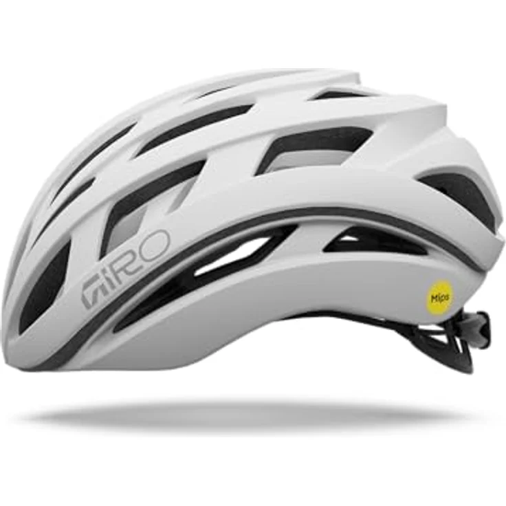 Giro Helios Spherical Mat White L, Fahrradhelm mit Spherical Technologie und 15 Belüftungsöffnungen – Bild 3