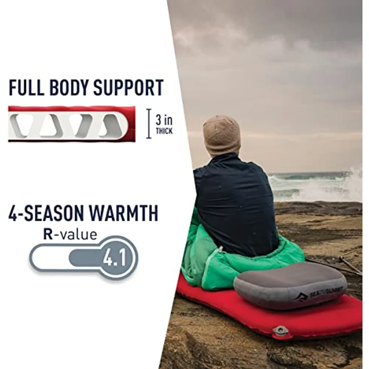 Sea to Summit Comfort Plus S.I. Sleep Mat (Regular) - Robuste und langlebige Isomatte für optimale Schlafqualität – Bild 5