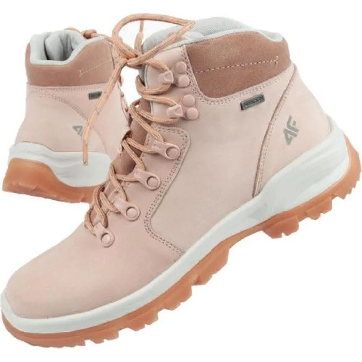4F Damen Trekkingschuhe H4Z21-OBDH253, wasserdicht, hellrosa, Gr. 36