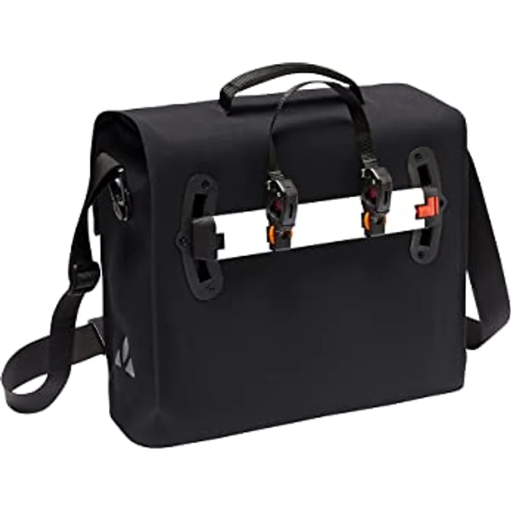 Vaude Velotasche Bayreuth M, 12 l Gepäckträgertasche aus 100% recyceltem Polyester, wasserdicht, mit Laptop-Fach – Bild 2