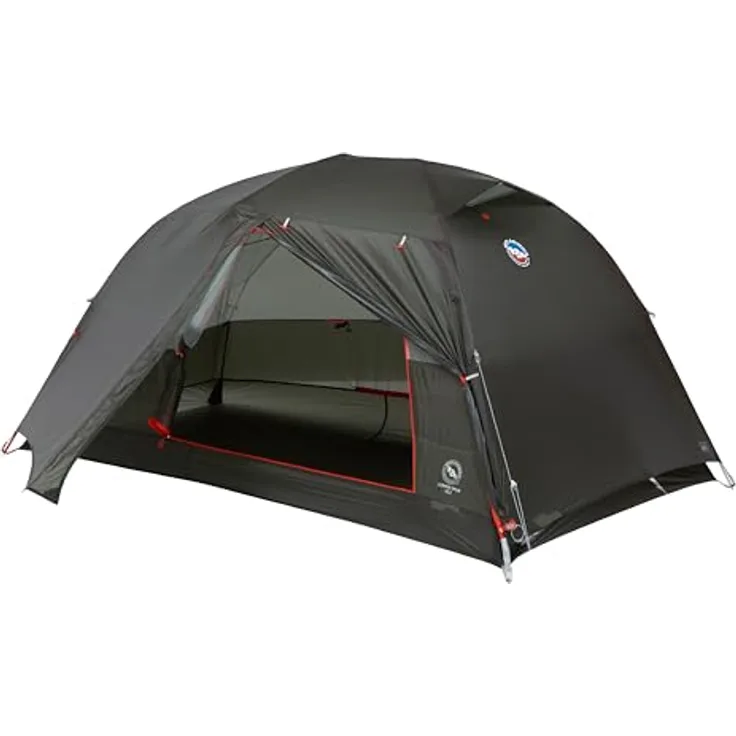 Big Agnes Copper Spur UL2, Tunnelzelt für 2 Personen, ultraleicht mit 1.42 kg, doppelt gewebtem Nylon-Ripstop und zwei Eingängen
