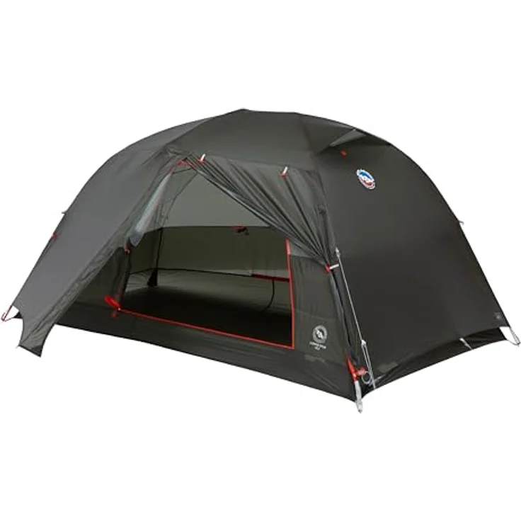 Big Agnes Copper Spur UL2, Tunnelzelt für 2 Personen, ultraleicht mit 1.42 kg, doppelt gewebtem Nylon-Ripstop und zwei Eingängen – Bild 1