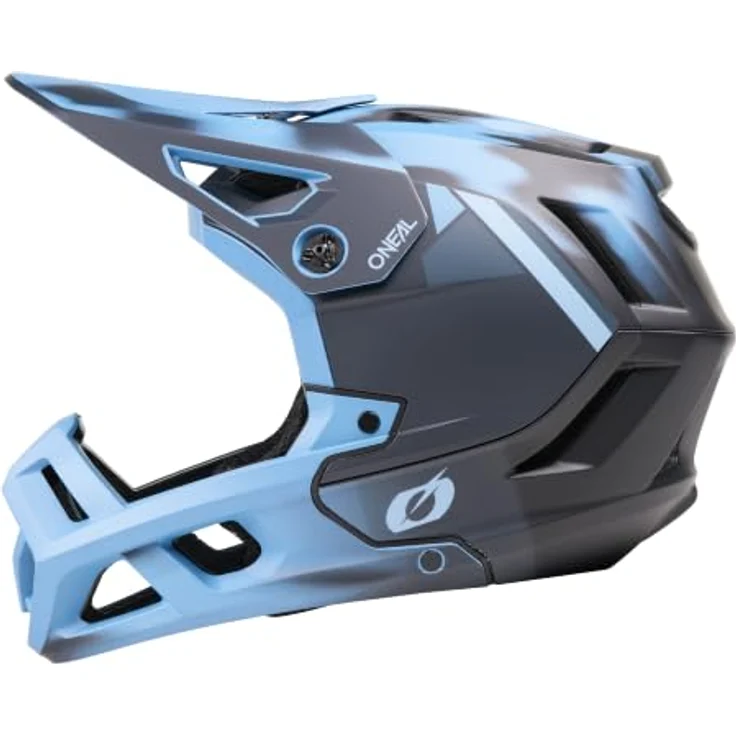 O'Neal SL1 GLACIOR, Enduro Full-Face Helm mit optimalem Schutz, blau, Größe M (57/58 cm) – Bild 3