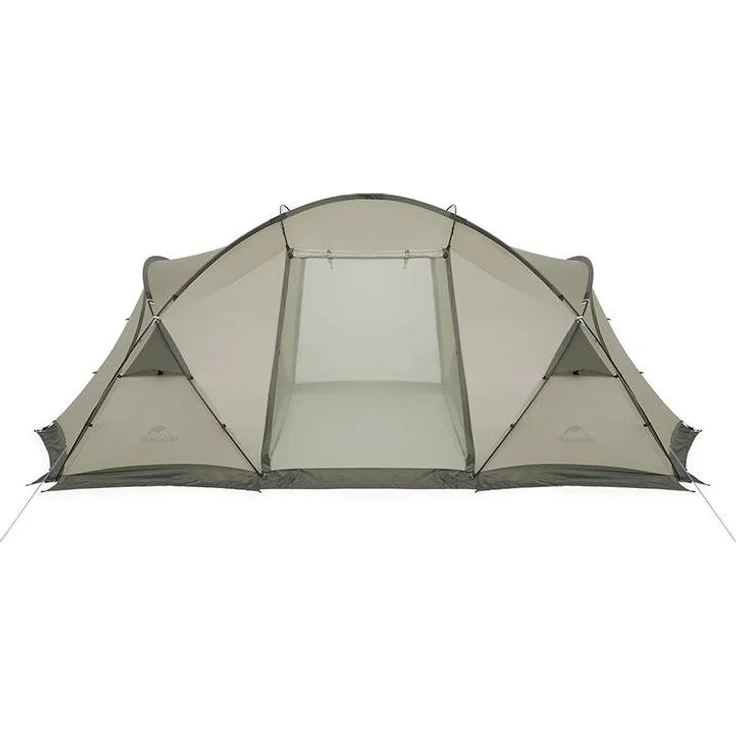 Naturehike Shandi Kuppelzelt für 2 Personen, grau, wasserdichtes 30D Polyester mit atmungsaktivem Innenzelt aus Mesh