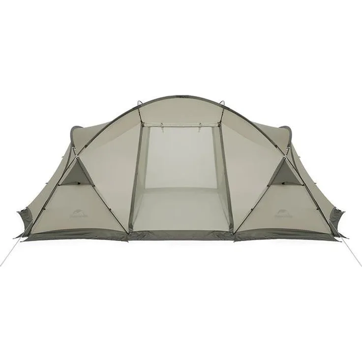 Naturehike Shandi Kuppelzelt für 2 Personen, grau, wasserdichtes 30D Polyester mit atmungsaktivem Innenzelt aus Mesh