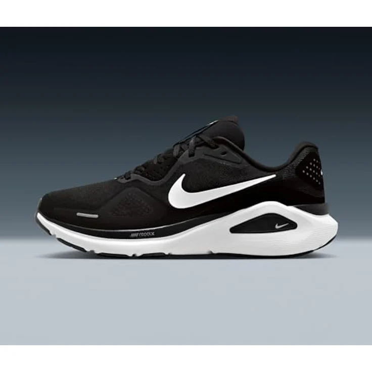 Nike Structure 26, Herren Laufschuhe in Schwarz, Größe 44.5 – Bild 4
