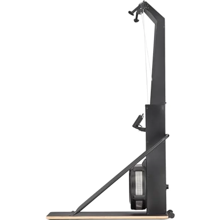 Half Human Air Ski mit Floor Mount, Ski-Ergometer mit 10 Luftwiderstandsstufen, Bluetooth-Konnektivität und 5-Zoll-LCD-Display – Bild 3