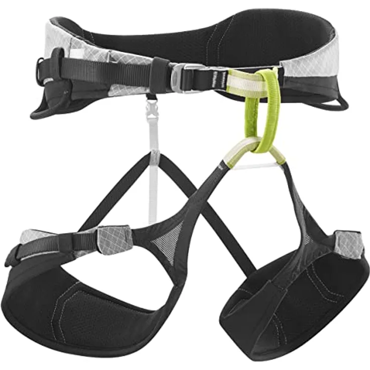 Edelrid Helios Klettergurt, 3D Pad-Technologie für optimalen Komfort, Farbe: light grey, Größe: M