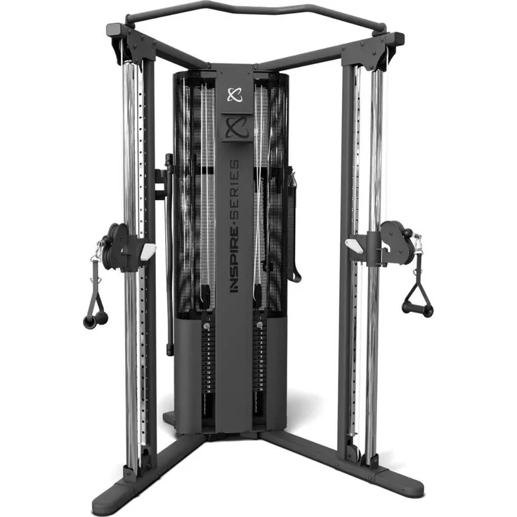 Inspire FT1 PRO FUNCTIONAL TRAINER, Kabelzugstation mit 2 Gewichtsblöcken à 97,5 kg, platzsparendes Design, umfangreiches Zubehörset