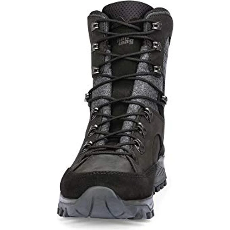 Hanwag Banks Winter GTX, Herren Winterwanderschuh, Größe UK 12, schwarz/asphalt, mit Gore-Tex Membrane und hochwertigem Nubukleder – Bild 5