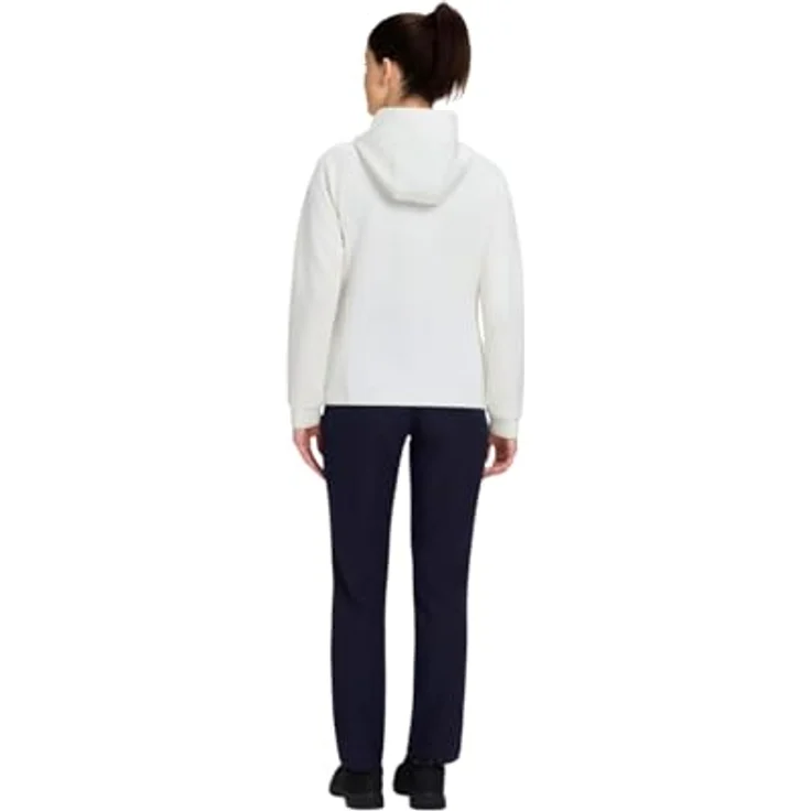 Icepeak Amberg Kapuzenjacke Damen, Midlayer mit Raglanärmeln, feste Kapuze, zwei Reißverschlusstaschen, Natural, Gr. L – Bild 8