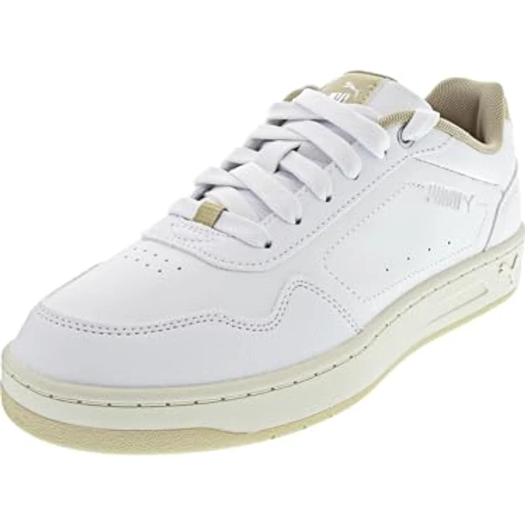 PUMA Court Classy 3950210016, Retro-Tennis Laufschuhe mit SOFTFOAM&plus; Innensohle, 7.5 in weiß-toasted almond – Bild 5